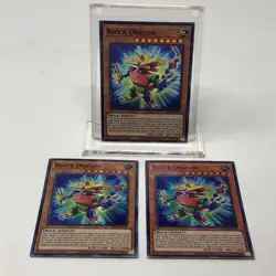 (3) YuGiOh! BLOCK DRAGON: SESL-EN038 SUPER RARE 1st Edition NM - Image 1