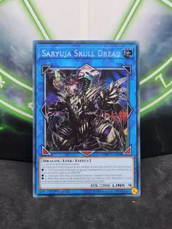 Yugioh Saryuja Skull Dread EXFO-EN048 Secret Rare 1st Edition NM - Image 1