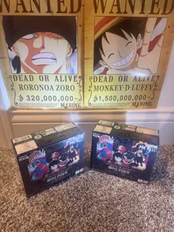 Two ONE PIECE EMPERORS OP-09 English booster boxes Lot English (sealed) - Image 1