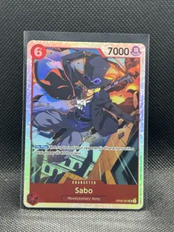 Sabo OP05-007 SR PRB01 The Best English One Piece TCG English - Image 1