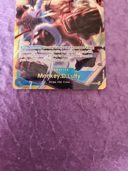 One Piece TCG A Fist of Divine Speed Monkey.D.Luffy OP11-118 English - Image 3