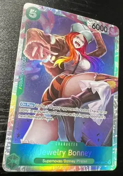 One Piece TCG OP07-026 [SR] (Bonney) 500 Years in the Future (OP07) NM Foil - Image 1