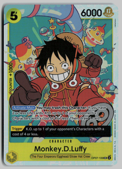 x4 One Piece TCG PRB-02: Monkey.D.Luffy OP07-109 - SR - Playset - Image 1