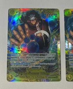 (2x) Bartholomew Kuma SEC OP12-119 Legacy of the Master One Piece English NM - Image 2