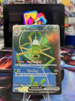 Pokemon TCG Spidops EX 243/198 SV01 Scarlet & Violet Base Set Holo Card NM SIR - Image 1