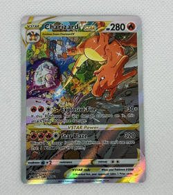 Pokemon TCG Charizard VSTAR SWSH262 Holo Black Star Promo Card NM - Image 1