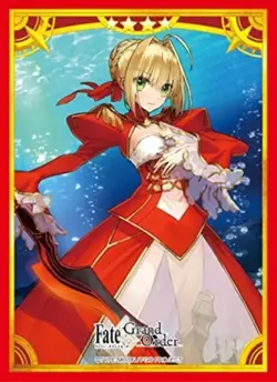 Broccoli FGO Fate Grand Order Saber Nero Claudius Standard Card Sleeves 80ct TCG - Image 1