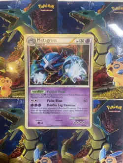 Pokemon Card Metagross Unleashed Cracked Ice Holo Rare 4/95 LP - Image 1