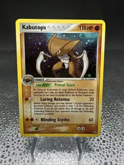 2005 Pokemon KABUTOPS Ex Power Keepers Set HOLO Foil Rare Series Card 10/108 NM+ - Image 1
