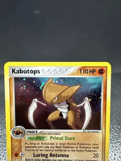 2005 Pokemon KABUTOPS Ex Power Keepers Set HOLO Foil Rare Series Card 10/108 NM+ - Image 3