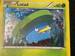 Lotad 2015 McDonalds Collection Pokemon Card 2 / 12 Holo Foil Shatterfoil HP - Image 5
