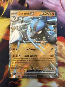 Pokemon: Lucario EX 017 Sv: Scarlet & Violet Promo Cards Holo Pokemon Card - Image 1