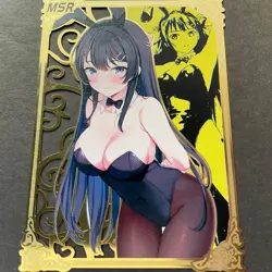 Goddess Story Gold METAL Card - Serial Number #083/200! Mai Bunny **READ** - Image 1