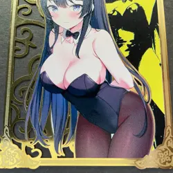 Goddess Story Gold METAL Card - Serial Number #083/200! Mai Bunny **READ** - Image 3