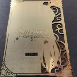 Goddess Story Gold METAL Card - Serial Number #083/200! Mai Bunny **READ** - Image 5