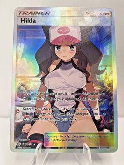 Hilda Full Art Pokemon Anime Waifu ACG DIY Trainer Art card - Image 1