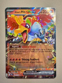 Pokemon SV10: Destined Rivals Card 39/182 Ethan's Ho-Oh ex Double Rare - NM - Image 1
