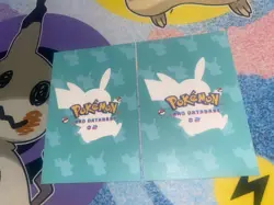 Pokemon Peru Card Database 2 Holo Tyrogue #236 & Hitmontop #237 Cracked Ice NM - Image 3