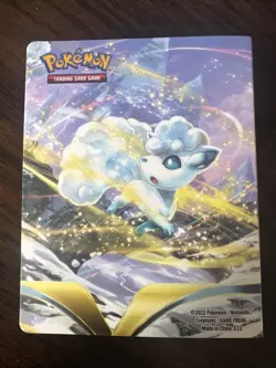 Pokemon TCG Mini Portfolio Binder Silver Tempest NO CARDS Holds 60 - Image 2