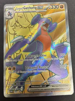 Pokemon - Cynthia’s Garchomp ex - SVP204 - Black Star Promo - Full Art Card - Image 1