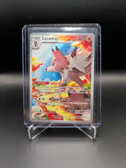 Lycanroc 166/159 Journey Together Full Art Ultra Rare Holo Pokemon Card NM - Image 1