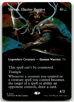 Surrak, Elusive Hunter (Borderless) R Tarkir: Dragonstorm 350 NM - Image 1