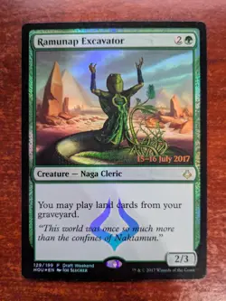 1x DRAFT WEEKEND Ramunap Excavator FOIL PROMO MTG NM - Image 1