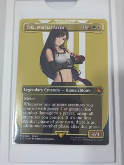 Tifa, Martial Artist (Borderless) Commander: Final Fantasy Regular MTG Mythic - Image 1