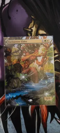 MTG ALTER: Faeburrow Elder, by Lur Alter. Full art alter/foiling layer - Image 1