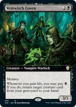 Magic The Gathering MTG VEINWITCH COVEN EXTENDED ART Strixhaven NM Near Mint - Image 1