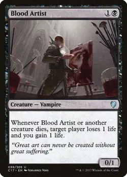 Magic The Gathering MTG BLOOD ARTIST Commander 2017 NM Near Mint - Image 1