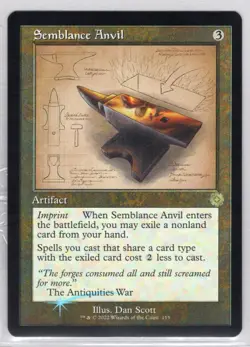 1x Semblance Anvil *Foil* - The Brothers' War Retro Artifacts - Near Mint - Image 1