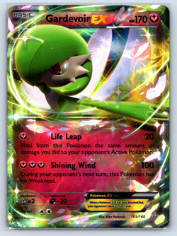 Pokemon TCG XY Primal Clash 105/160 Gardevoir EX MP - Image 1