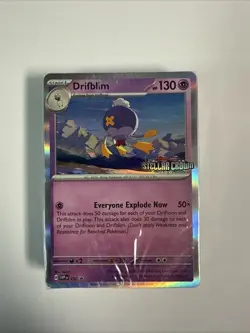 Pokemon TCG - Stellar Crown Drifblim SV135 Promo SEALED Build & Battle Deck - Image 1