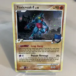 Toxicroak G DP41 Black Star Promo Diamond & Pearl Holo 2009 Pokemon TCG NM-LP - Image 1