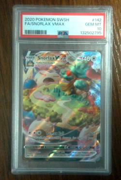 Snorlax VMAX #142/202 PSA 10 Pokemon Sword & Shield 2020 - Image 1