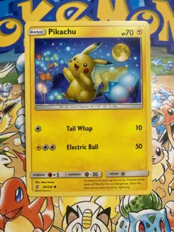 Pikachu 56/236 Common Unified Minds Pokemon TCG - Image 1
