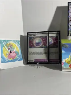 Pokemon Lillies Clefairy EX 195 Journey Together Promo, Deck Box,Sleeves,Sticker - Image 4