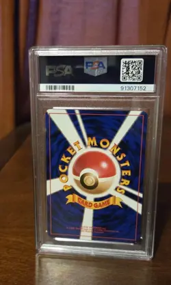 Dark Alakazam Holo PSA 9 1997 Pokemon Japanese Rocket #65 SWIRL - Image 4