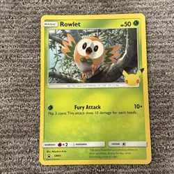 Pokemon First Partner JUMBO Alola Starters Litten Rowlet Popplio x3 NM - Image 2