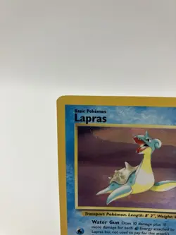 Lapras Pokemon Fossil HOLO Rare 10/62 - Image 2
