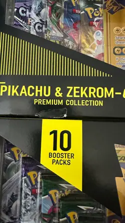 Pokemon TCG Pikachu and Zekrom GX Tag Team Premium Collection Set of 2 - Image 2