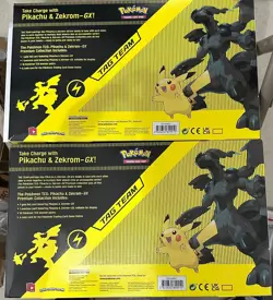 Pokemon TCG Pikachu and Zekrom GX Tag Team Premium Collection Set of 2 - Image 3
