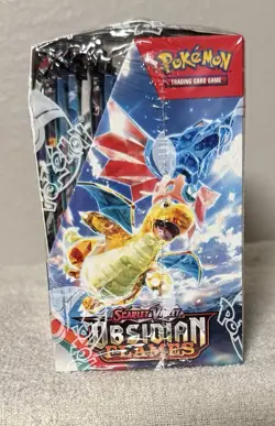 Pokemon TCG Obsidian Flames Booster Box Factory-Sealed - Image 3