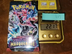 22.17g Twilight Masquerade Pokemon Booster Pack - Sealed #481 - Image 1