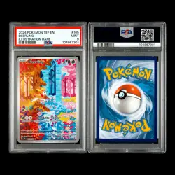 ✨ PSA 9 MINT ✨ 2024 POKEMON TEMPORAL FORCES #165 DEERLING ILLUSTRATION RARE - Image 4