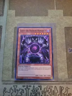 YUGIOH CAIUS THE SHADOW MONARCH SR01-EN004 COMMON 1ST ED VLP - Image 1