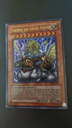 yu-gi-oh! Sammelkarte Deutsch Theinen die grosse Sphinx EP1-DE001 - Image 1