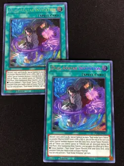 Yugioh Dual Avatar Invitation PHRA-EN057 1ST SECRET X2 (NM) - Image 1