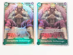 2x Donquixote Doflamingo OP04-031 Foil PRB-01 Premium Booster English ONE PIECE - Image 1